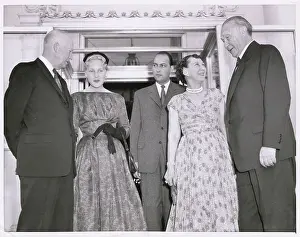 Konrad Adenauer Visiting Dwight Eisenhower