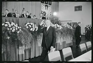 Cologne Prints: Konrad Adenauer Waving