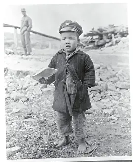 Taiwan Prints: Korean Boy in Bare Feet