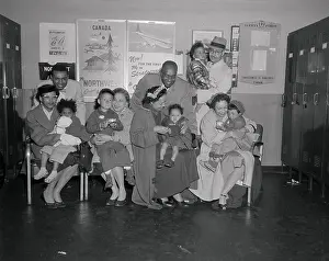 Korean Children Posing with American Parents
