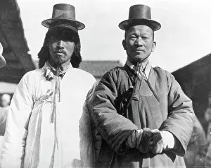 Korea Prints: Two Korean Men In Traditional Costume