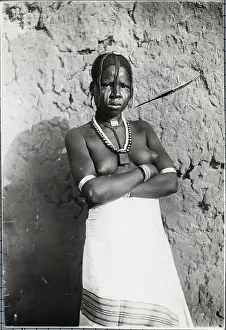 Cameroon Prints: Kotoko Woman Stand W/Arms Crossed