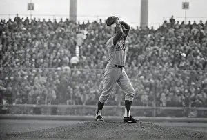 Koufax Cocking Back for the Pitch