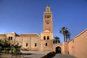 Images Dated 21st November 2009: Koutoubia Mosque and Minaret in Marrakech medina