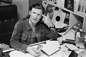 Huty25635 Prints: Kris Kristofferson, American Singer-Songwriter & Actor