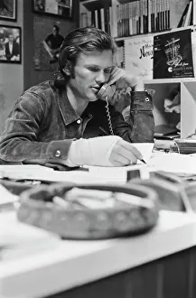 Huty25635 Prints: Kris Kristofferson, American Singer-Songwriter & Actor
