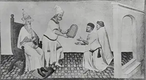 Kublai Khan Presenting Tablet