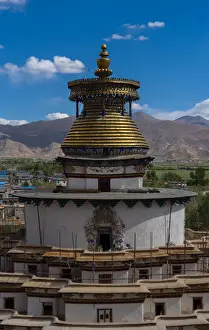 Stupa Prints: Kumbum Stupa in Gyangze, Tibet China