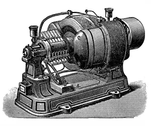 Power Supply Prints: Kummer & Co. electro-magnetic machine, type alpha