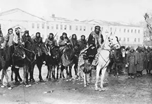 Cavalry Prints: Kurdish Cavalry Troops On Horse
