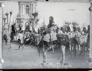 Kurdish Man Mounted on a Horse