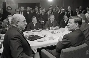Kurt George Kiesinger and Others in Democratic Session