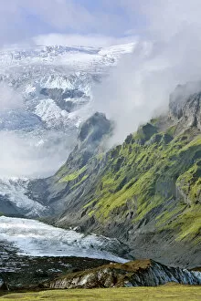 Images Dated 6th September 2011: Kviarjoekull glacier, a part of Vatnajoekull, Southern Region, Iceland