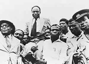 Kwame Nkrumah Being Carried
