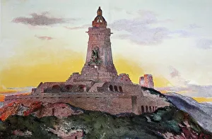 Circles Collection: The Kyffhaeuser Monument, also known as the Barbarossa Monument