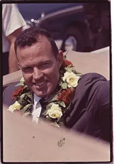 L. Cooper Gordon Wearing Flowers