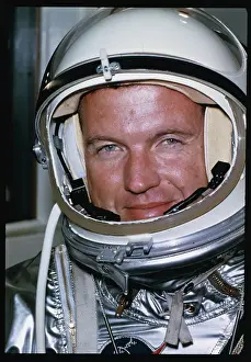 L. Gordon Cooper Wearing Space Flight Gear