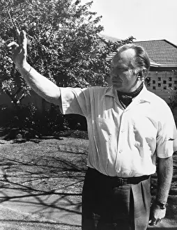 Salisbury Prints: L. Ron Hubbard Waving Farewell in Rhodesia