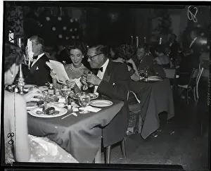 Paley Prints: L. Sanford, W. Paleyt At Belmont Ball