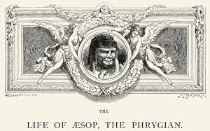 Images Dated 5th August 2014: La Fontaines Fables - Aesop The Phrygian