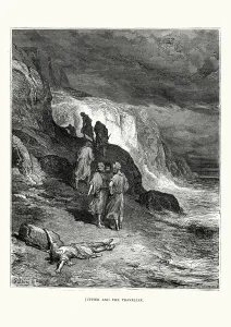 Thoroughfare Gallery: La Fontaines Fables - Jupiter and the Traveller