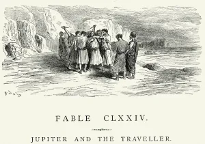Dagger Prints: La Fontaines Fables - Jupiter and the Traveller