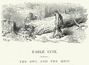 La Fontaines Fables - Owl and the Mice