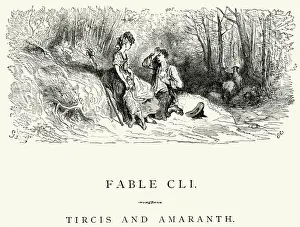 Dating Prints: La Fontaines Fables - Tircis and Amaranth