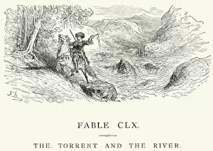 Horseback Riding Gallery: La Fontaines Fables - Torrent and the River