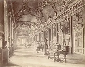 1880s Prints: La Galerie D'Apollon in The Louvre