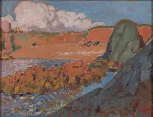 Denis Prints: La Plage Rouge