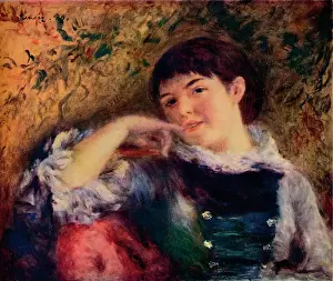Auguste Renoir Prints: La Songeuse, c19th century. Artist: Pierre-Auguste Renoir