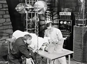Assistant Prints: Lab Scene in Frankenstein Starring Coling Clive and Dwight Frye