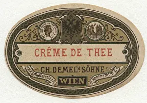 Anonymous Prints: Label Creme de thee Ch. Demel ´s Söhne