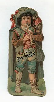 Confectionery Prints: Label The Savoyard child from Demel company