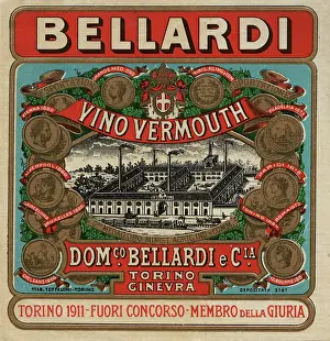 Anonymous Prints: Label Vino Vermouth of company Dom. Bellardi