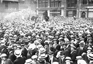 Union Square Prints: Labor Protest in Union Square in New York