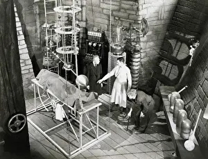 Laboratory Scene from Frankenstein