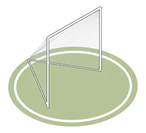Goal Prints: Lacrosse goal