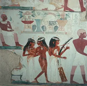 Huty25366 Prints: The Ladies Band, Tombs Of The Nobles