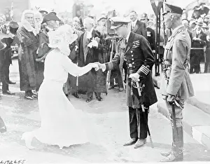 Lady Astor Bowing to Prince of Wales