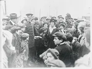 Lady Astor Campaigning in Crowds