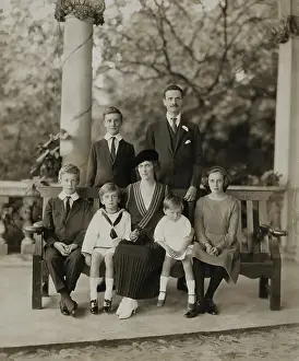 Buckinghamshire Prints: Lady Astor and Family