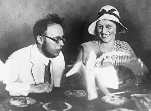 Leningrad Prints: Lady Astor and Karl Radek Joking