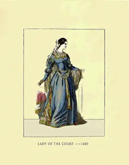 Fashon Prints: Lady of the Court 1480