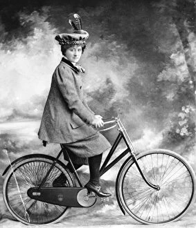 Images Dated 3rd April 2012: Lady Cyclist