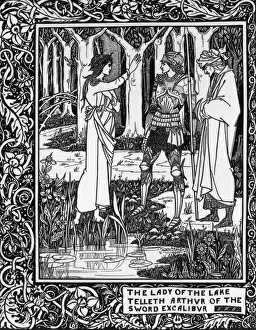 Huty 16882 Prints: The Lady of The Lake