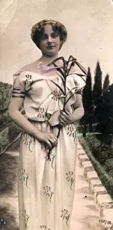 Lady With Lilies