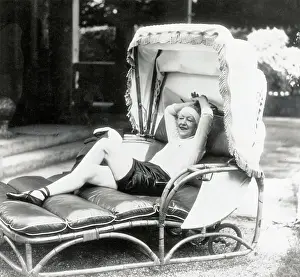 Versailles Prints: Lady Mendl Relaxing at Home