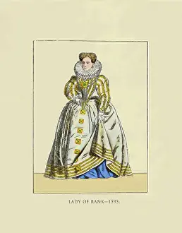 Fashon Prints: Lady of Rank 1595